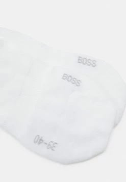 BOSS UNI 2 PACK - Trainer Socks - White -BOSS Sales Store bccb3dc9cfa0403eb27f0dd534b116ae