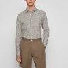 BOSS HAL - Shirt - Light Beige -BOSS Sales Store bd4b0761533c448da350bc77f737f0d9
