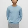 BOSS BOTTO L - Jumper - Light Blue One 1 BOSS BOTTO L - Jumper - Light Blue One -BOSS Sales Store be2417c8a2d64db0b074a1b3d6ffcd30