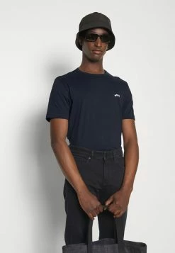 BOSS TEE CURVED - Basic T-shirt - Dark Blue -BOSS Sales Store bf971518f1234f66ac7b4ab6ee52e474