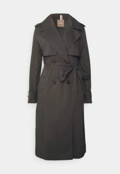 BOSS Trenchcoat - Charcoal -BOSS Sales Store c01ab9f72742492784bf964371b5e44f