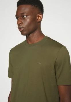BOSS THOMPSON - Basic T-shirt - Open Green -BOSS Sales Store c0de3f00643940daa6d888929577a7a1