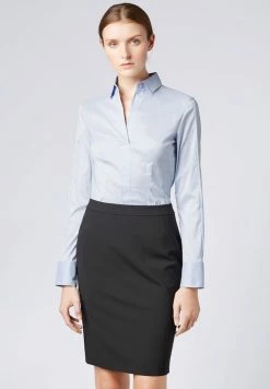 BOSS BASHINA - Button-down Blouse - Light Blue