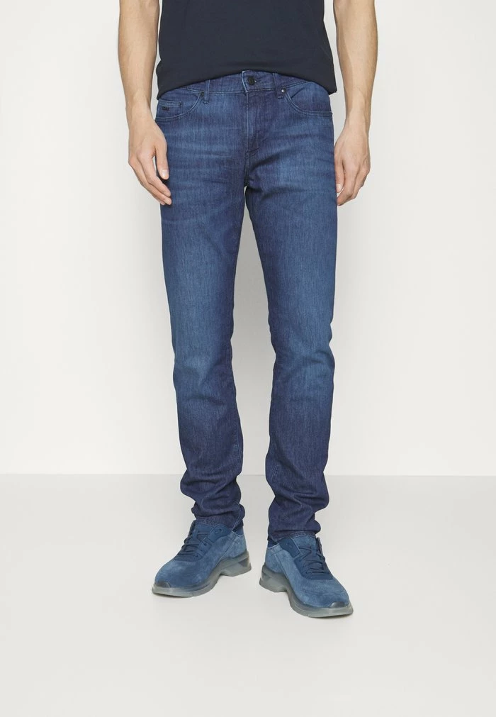 BOSS DELAWARE - Slim Fit Jeans - Navy 3 BOSS DELAWARE - Slim Fit Jeans - Navy