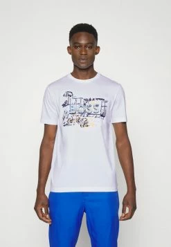 BOSS TIBURT - Print T-shirt - White