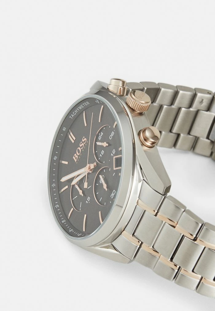 BOSS CHAMPION - Chronograph Watch - Silver-coloured/black 7 BOSS CHAMPION - Chronograph Watch - Silver-coloured/black - Image 5