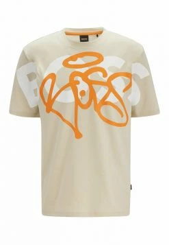 BOSS GRAFFITTI - Print T-shirt - Open Beige One -BOSS Sales Store c320dcba30074d6a8d293354d31936be