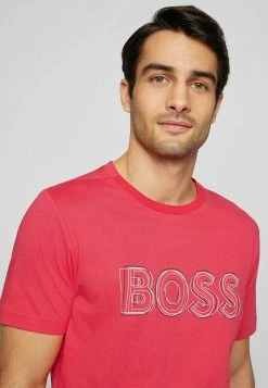 BOSS Print T-shirt - Pink Thirteen -BOSS Sales Store c33728dd0f03485092c695e4f6d29255