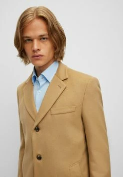 BOSS HYDE - Short Coat - Beige -BOSS Sales Store c37509c5186b42cd86f1db411ff8bce3