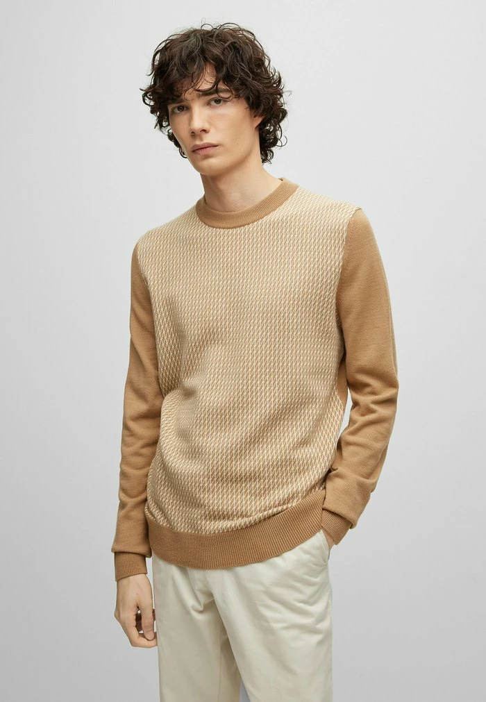 BOSS NETTUNO - Jumper - Beige 3 BOSS NETTUNO - Jumper - Beige