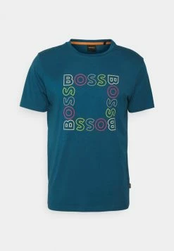 BOSS TEESQUARE - Print T-shirt - Medium Blue -BOSS Sales Store c3a597f3375b421b9765c36cdc3fa7d7