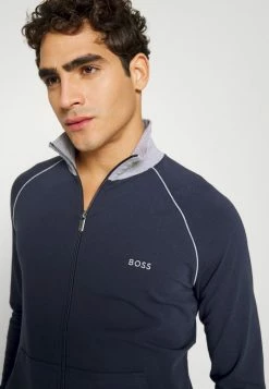 BOSS MIX MATCH JACKET - Zip-up Sweatshirt - Dark Blue -BOSS Sales Store c5833deab5764a0c9b16947e42601cd4
