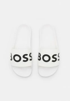 BOSS BAY IT SLID UNISEX - Pool Slides - White -BOSS Sales Store c65fdd5626bf4c4da31abdabab6117f6
