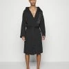 BOSS IDENTITY HOODED ROBE - Dressing Gown - Black