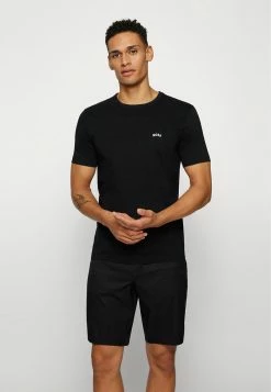 BOSS TEE CURVED - Basic T-shirt - Black -BOSS Sales Store c8aa0f2a3f0c40dc9aa2c5447048f453