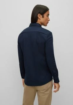 BOSS ROAN F - Formal Shirt - Dark Blue Four -BOSS Sales Store c8ca44c5af7043a7a29aa131d0d5bdc0