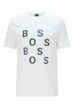 BOSS TESSLER - Print T-shirt - White -BOSS Sales Store c9bb1d8fab204ce0a7f9717519546870