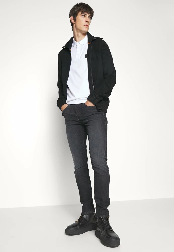 BOSS DELANO - Slim Fit Jeans - Charcoal 6 BOSS DELANO - Slim Fit Jeans - Charcoal - Image 4