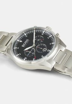 BOSS PIONEER - Chronograph Watch - Silver-coloured/blue -BOSS Sales Store cb045e23d4f9443aafa28dc1b84b98c8
