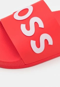 BOSS BAY IT SLID UNISEX - Pool Slides - Bright Red -BOSS Sales Store cb426d1e8ffd4aa79e46e24429ab8460