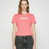 BOSS ELOGO - Print T-shirt - Medium Pink -BOSS Sales Store cbbca76671a743d68e4f63f8523d2e04