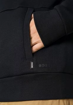 BOSS SEEGER - Zip-up Sweatshirt - Dark Blue -BOSS Sales Store cc1ceb8be6124befb0184d4ae137ab17