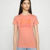 BOSS EDIARY - Print T-shirt - Light/pastel Red -BOSS Sales Store cc9e47f837134cdb9805b727ce10c1a2