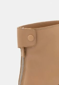 BOSS DENORY ZIPBOOTIE - Platform Ankle Boots - Beige -BOSS Sales Store cd3ded65ec574e76be5d8a77af40f76f