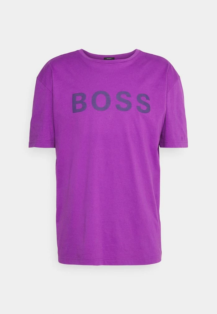 BOSS Print T-shirt - Bright Purple 8 BOSS Print T-shirt - Bright Purple - Image 6