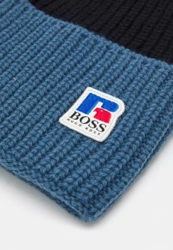 Boss X Russell Athletic HATS - Beanie - Navy -BOSS Sales Store ceefe36d9057465d8639f25bc5c03bd7