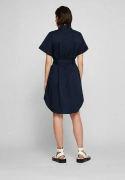 BOSS DASHILE - Shirt Dress - Open Blue -BOSS Sales Store d06620308a904a69be5aad074aa82328