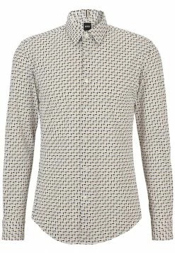 BOSS ROAN - Shirt - Beige -BOSS Sales Store d080d136f49a4e9e96f2ca84dc6a50f5