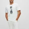 BOSS FREDDIE - Print T-shirt - White 2 BOSS FREDDIE - Print T-shirt - White -BOSS Sales Store d09d674c8d4e40d7a92e3e3777b59af5