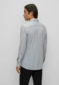 BOSS P HANK - Shirt - Silver One -BOSS Sales Store d15aa6d7500248bbb03d55e26b9dc743