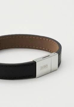 BOSS ESSENTIALS - Bracelet - Black/silver-coloured -BOSS Sales Store d2473bfcb9f84187aefaef25e5584666