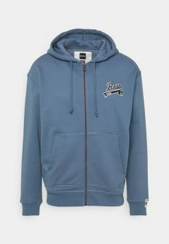 BOSS X RUSSELL ATHLETIC SANYO - Zip-up Sweatshirt - Bright Blue -BOSS Sales Store d345e2eb770c489899584c457fecb0be