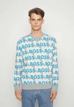 BOSS WALLOVER - Sweatshirt - Silver