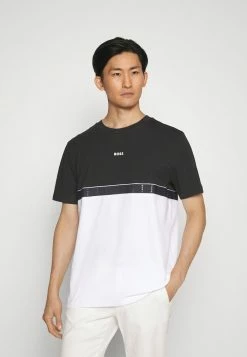 BOSS TEE TAPE - Print T-shirt - Dark Blue