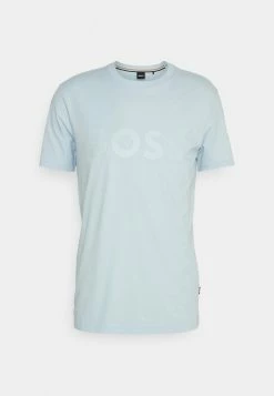BOSS TIBURT - Print T-shirt - Light-pastel Blue -BOSS Sales Store d3966bbdc9d1456393853e361ea61982