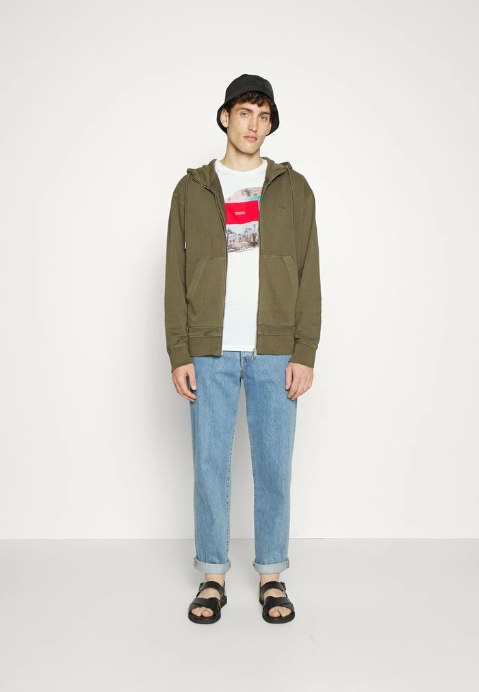 BOSS ZEFADE - Zip-up Sweatshirt - Dark Green 4 BOSS ZEFADE - Zip-up Sweatshirt - Dark Green - Image 2