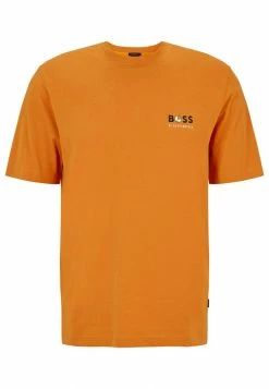 BOSS Print T-shirt - Open Orange Fifty