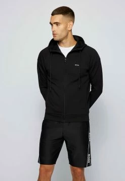 BOSS SAGGY - Zip-up Sweatshirt - Black