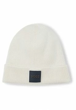 BOSS FOXXY UNISEX - Beanie - Open White