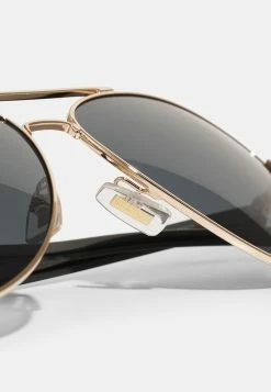 BOSS UNISEX - Sunglasses - Gold-coloured/black -BOSS Sales Store d8fe20d7db04404088e7e22ad4329387