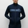BOSS Zip-up Sweatshirt - Dark Blue Three