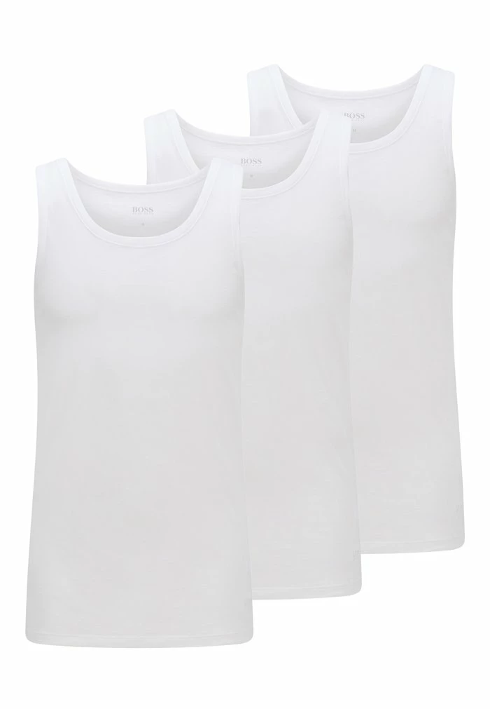 BOSS TANK TOP 3 PACK - Undershirt - White 8 BOSS TANK TOP 3 PACK - Undershirt - White - Image 6