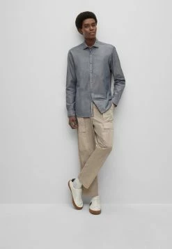 BOSS LEO - Shirt - Dark Blue 9 BOSS LEO - Shirt - Dark Blue -BOSS Sales Store db9f8429ad524095ba64377fe8007492