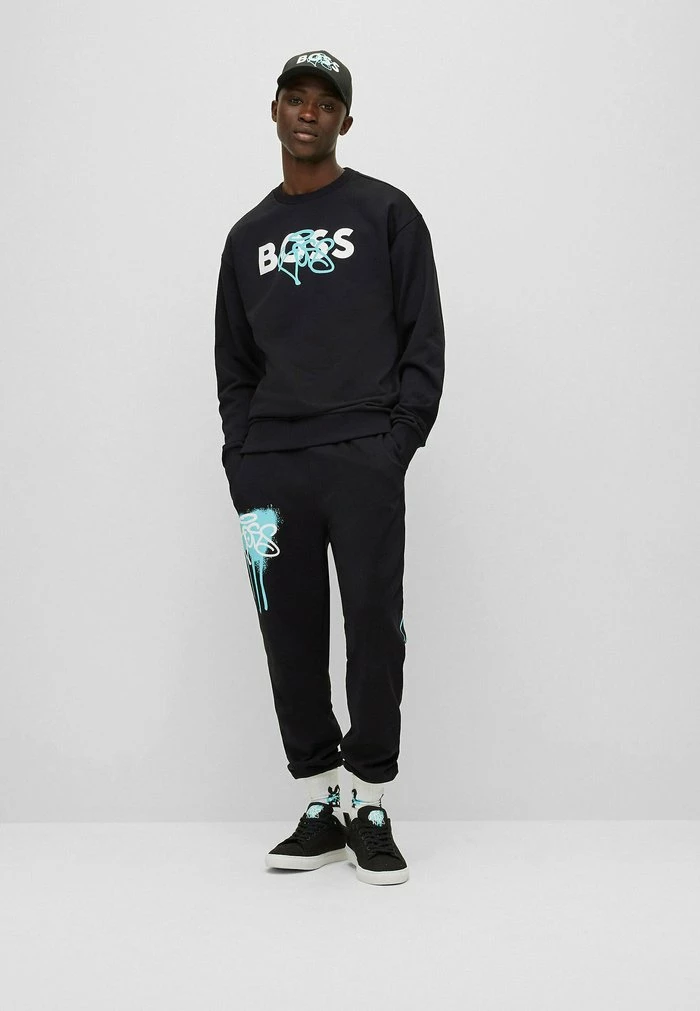 BOSS WEGRAFFITTTI - Sweatshirt - Black One 4 BOSS WEGRAFFITTTI - Sweatshirt - Black One - Image 2