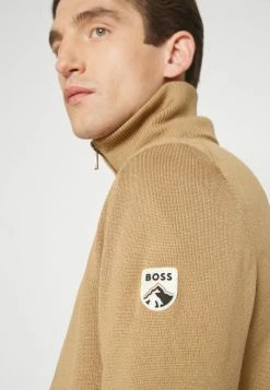 BOSS LANTONIO - Cardigan - Medium Beige -BOSS Sales Store dc7d2f8a68f34094ad289bdfb66aafc7