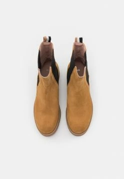 BOSS CHRIS BOOTIE - Platform Ankle Boots - Medium Beige -BOSS Sales Store dc927bba49554e77b5c4cb5fe0060d55